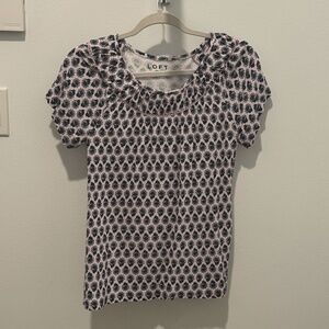 loft short sleeve top